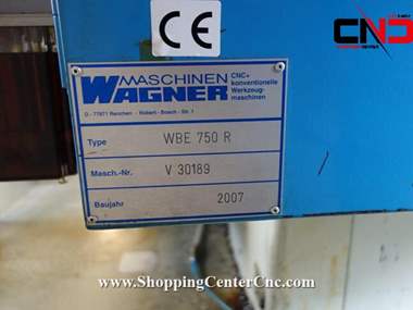 فرز سی ان سی سه محور WAGNER WBE 750R ساخت تایوان